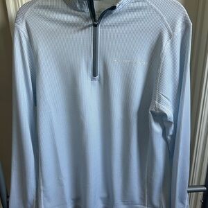 Vineyard Vines light blue quarter zip